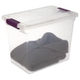 thumbnail image 4 of 27 & 6 Quart Storage Bins - 6/12 Pack - Stackable Plastic Totes Containers for Organization - Clear Home Storage for Clothes, Toys, Holiday Decorations, 4 of 9