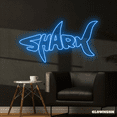 thumbnail image 2 of Glowneon Shark Neon Sign, Shark Wall Decor, Animal LED Light, 2 of 4