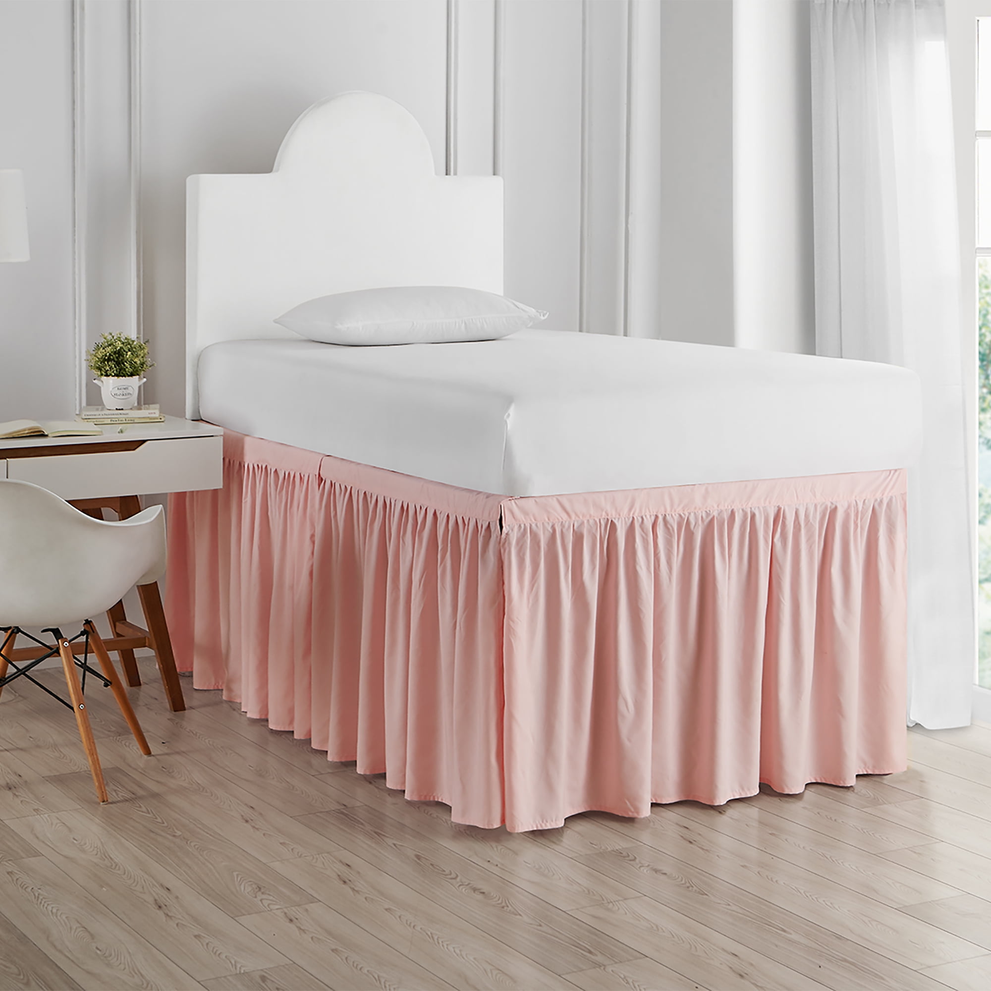 Bed Skirt Twin XL Rose Quartz