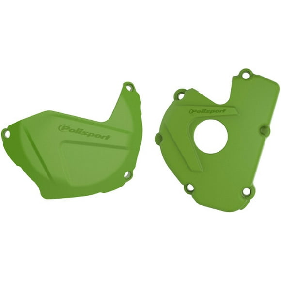 Polisport Clutch/Ignition Cover Kit, Green
