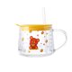 thumbnail image 1 of Wosthever Taza de agua bonita de cristal con diseño de animales de dibujos animados portátil para niños, taza con pajita para jugo de café y leche a Utensilios de cocina Wosthever HA082033-03, 1 of 6