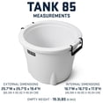 thumbnail image 3 of Hielera tipo cubo YETI Tank 85 blanca, 3 of 7