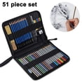 thumbnail image 1 of Drawing Pencils Art Kit Professional Graphite Charcoal Sketch Set with Case Art Supplies for Artists Students Beginners, 1 of 7