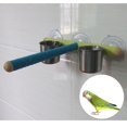 thumbnail image 2 of Bastidor Del Estante de Soporte Del Lechón D Pájaro con Tazas de Alimentación de material acero Inoxidable Gloria Plataforma de soporte Parrot PERCH, 2 of 9