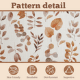 thumbnail image 6 of Hommow Floral Print Fabric Accent Vintage Upholstered Armchair with Dark Wood Legs, Brown, 6 of 6