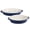 Blue, variant on 10 Strawberry Street Sienna Oval 13" and 10.5" Stoneware Bakeware Set of 2, Gray