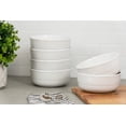 thumbnail image 3 of 10 Strawberry Street Double Line 6.25"/24 oz Round Cereal Bowl, Set of 6, White, 3 of 5