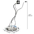 thumbnail image 3 of Outsunny 18" Pressure Washer Surface Cleaner, Power Washer Surface Cleaner, 3 of 10