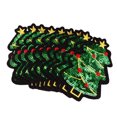 thumbnail image 2 of 10 Pcs Adorables Paillettes Broderie Arbre de Noël Patchs à Repasser, 2 of 9