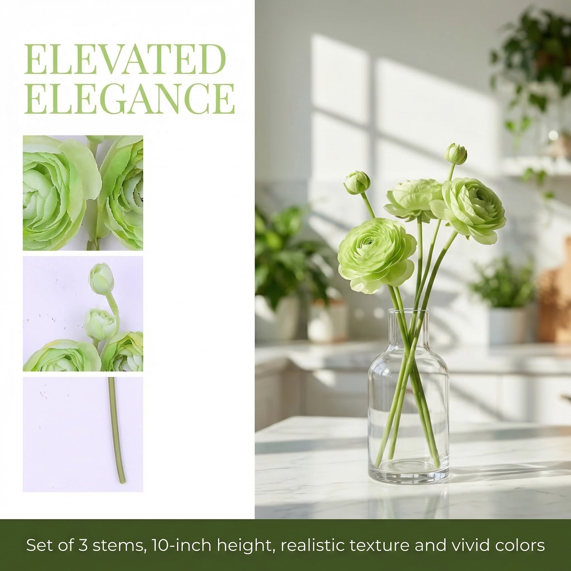 Unique Bargains 12Pcs Artificial Bouquet Faux Berry Greenery Stems Dark Green Dark Red 10"