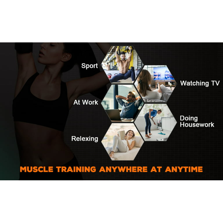 EMS Muscle Stimulator Belt Fitness Equipment for Abdomen Arms