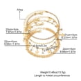 thumbnail image 3 of "Elegant Boho Chic Stackable Chains Anklet With Shimmering And Flowing Tassels Perfect For Beach Weddings And Summer Festivals", 3 of 4