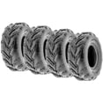 thumbnail image 1 of Set Of 4 Sunf A004 Go-Kart Atv Tires 145/70-6 Front & 145/70-6 Rear All Terrain 6 Pr Tubeless, 1 of 1