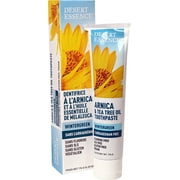 Desert Essence Arnica & Tea Tree Oil Toothpaste Wintergreen -- 6.25 oz