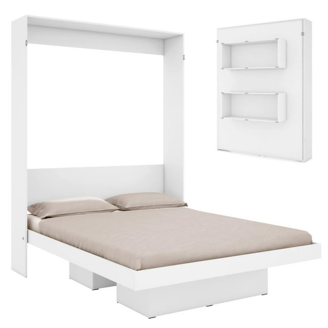 Base Cama Matrimonial Abatible Blanca KingsHouse Desmontable blanco Matrimonial