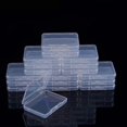thumbnail image 2 of 20 Pcs Clear Organizer Box Plastic Jewelry Storage Case Mini Bead Case Plastic Organizer Container Plastic Organizer Box, 2 of 2