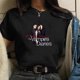 thumbnail image 2 of Camiseta Harajuku de Vampire Diaries para mujer, blusa 100% de algodón para Fans, ropa de calle para mujer, camiseta estampada para mujer, 2 of 5