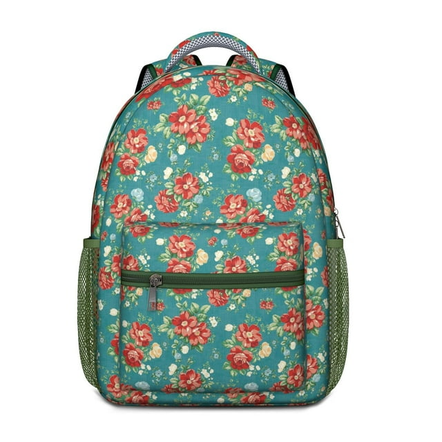 Summer Bright Sunflower Print Student Backpack - Lightweight Ergonomic Backpack