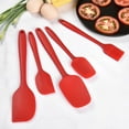 thumbnail image 2 of All-in-one silicone kitchenware 5-piece spatula set baking tools, spatula, oil brush set, 2 of 18
