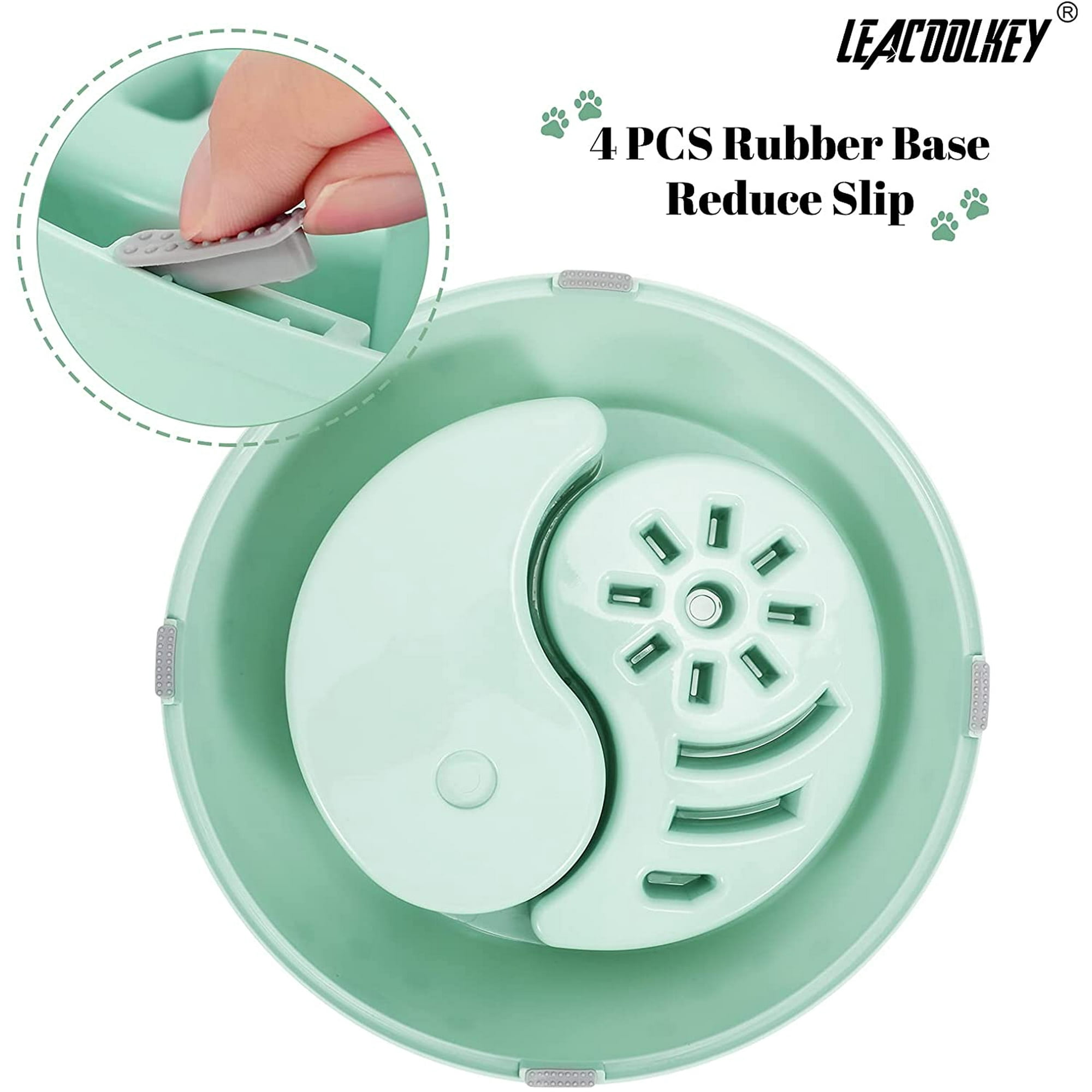 Slow Food Dog Bowl Two in one Bowl of Water Reduce Slipping and Prevent Swallowing. Slow Food Bowl Is Suitable for Fast Eaters. Walmart
