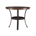 thumbnail image 5 of Linon Home Decor Franklin Industrial Round Counter Table Brown, 5 of 5