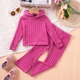 thumbnail image 3 of XXWXYD Girls 2 Piece 𝖳racksuit Long Sleeve Hooded Sweatshirt Flared Bell Bottom Pants Set Fall Winter Casual Outfits Kids Clothing Sportswear Hoodie Jogger Sweatpants Two Piece Outfit, 3 of 4