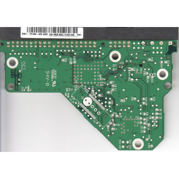 WD3200AAKB-00UAA0, 2061-701494-A00 AAD1, WD IDE 3.5 PCB