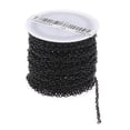 thumbnail image 1 of Rongfmy Chaîne d'Extension de 10 Yards / Rouleau Maillons de Queue Collier de Bijoux - Noir, 1 of 9