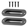thumbnail image 1 of 2 Sets Recessed Barn Door Handles Cabinet Embedded Door Handle Cupboard Handle Set, 1 of 9