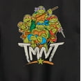 thumbnail image 3 of Teenage Mutant Ninja Turtles - Tmnt Rebel Road Group - Toddler & Youth Crewneck Fleece Sweatshirt, 3 of 5