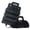 Black, variant on URSOFINE Rolling Tool Bag, Heavy-Duty Oxford Cloth Tool Roll Organizer with 6 Pockets, Detachable Pouches & Water-Resistant Design for Electricians, Carpenters & Maintenance Workers