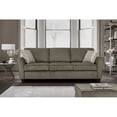 thumbnail image 3 of Lexicon Alain Chenille Sofa with 2 Pillows in Brownish Gray, 3 of 8