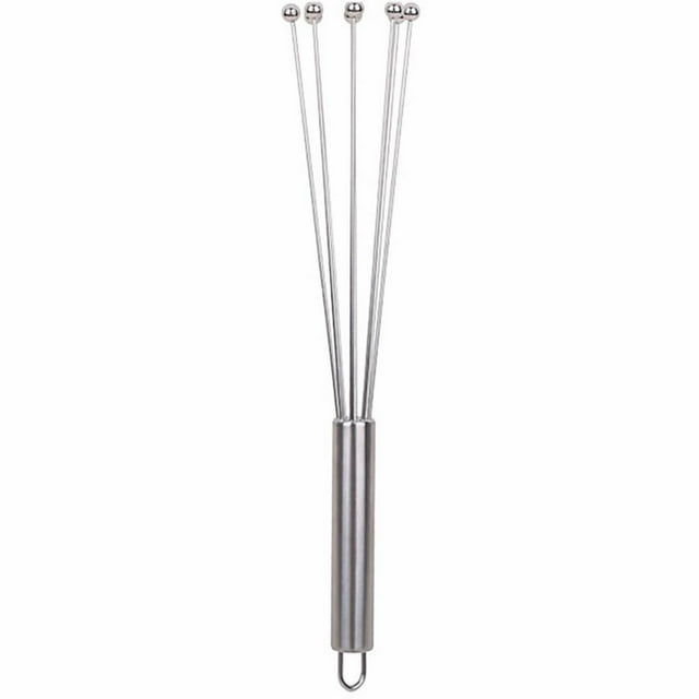 Harpily Electric Hand Mixer Whisk Stainless Baking Non Stick Whisk 12" Silver Stainless Whisk For Beating Stirring Egg Beater Baking