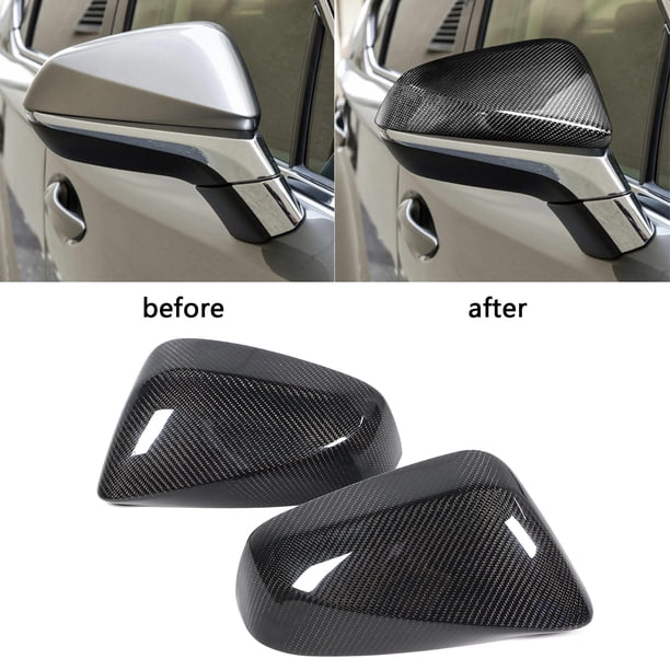 Cubierta De Espejo Retrovisor De Fibra De Carbono Para Puerta, Tapas Decorativas Adicionales Aptas Para NX200 300h 200t 300 2015-2020