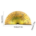 thumbnail image 3 of Folding Fan Lamp Folding Fan Lamp Multifunctional Decorative Light Modern Home Ambient Lighting, Wooden Cover DuPont Paper Innovative Ornament Auto Color Changing LED Anniversary Gifts, 3 of 9