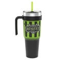 thumbnail image 3 of Zak Designs 40oz Beetlejuice Straw Handle Tumbler, Stainless Steel Vacuum Insulated Waverly Tumbler Featuring a Sliding Lid, 3 of 8
