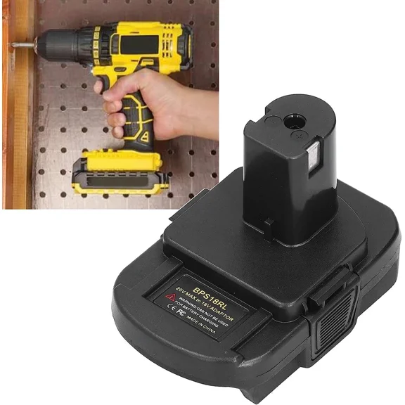 Battery Adapter For Black&Decker 20V Li-ion Battery Convert For Ryobi 18V Tool