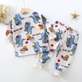 thumbnail image 4 of Ropa interior térmica para niños, conjuntos de pijamas de invierno para niños, ropa de dormir cálida para niños, conjuntos de Pijama para niñas, ropa de noche para bebés, ropa de Navidad, 4 of 4