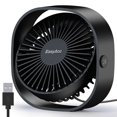 thumbnail image 1 of Ventilador de escritorio EasyAcc USB Slumber Pod, 3 velocidades, giratorio 360°, 1 of 7