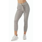 Glyder Women's Large Mocha/Oatmilk Thermal Jogger Mid-Rise Cuffed Pants