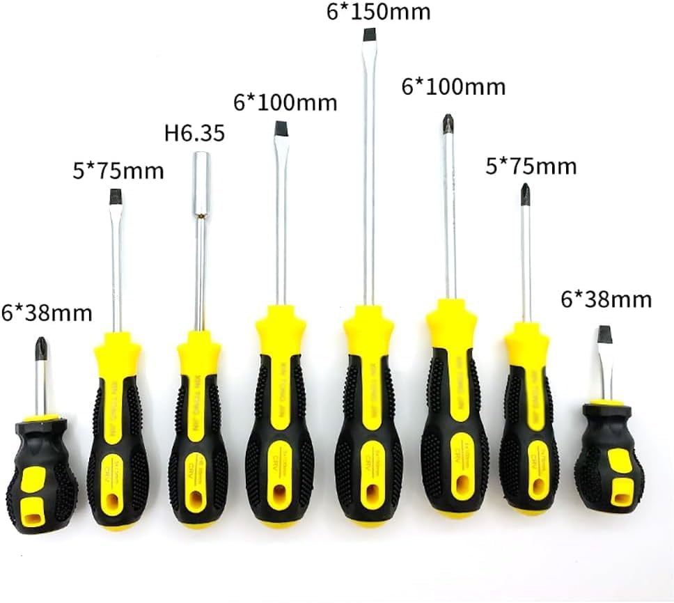 58-Piece Professional Screwdriver Set with Storage Case, Magnetic Chrome Vanadium Steel Toolkit for Home Repairs, Electronics, and Automotive Use