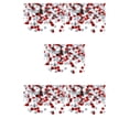 thumbnail image 3 of bedienty Paper Scraps Plastic Material Color Retention Confetti Scramble Assortment Shape Resistant for Valentine's Day red silver15mm 5Set, 3 of 6