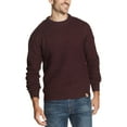 thumbnail image 2 of Weatherproof Mens Textured Pullover Sweater, Purple, Small, 2 of 3