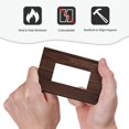 thumbnail image 6 of Kll Vintage Wood Wall Plate,Gloss Finish,Standard Size 1 - 5" X 3", Polycarbonate Thermoplastic,Electric Receptacle Plug Covers, 6 of 8