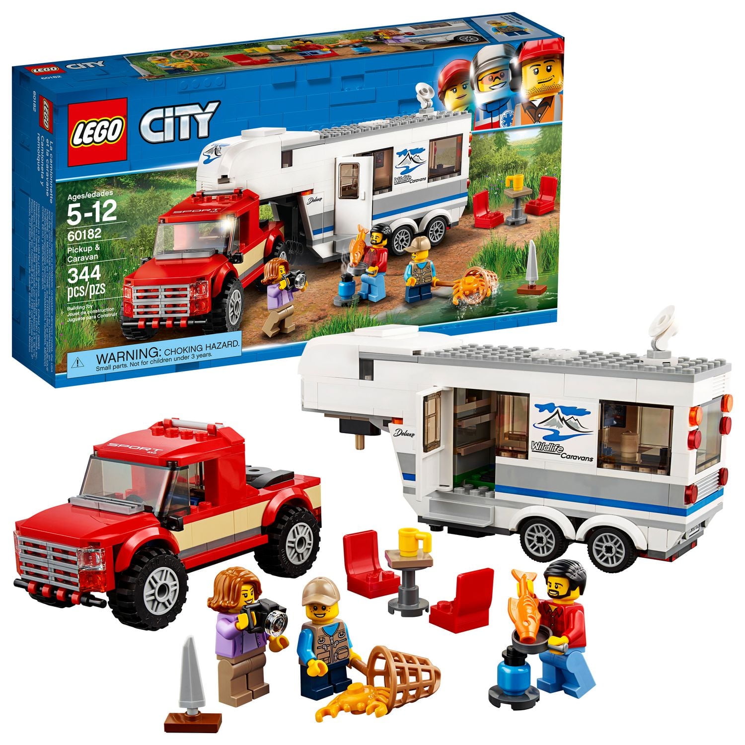 tabu（感謝）/7 LEGO City Pickup & Caravan 60182 Building Kit - Walmart.ca