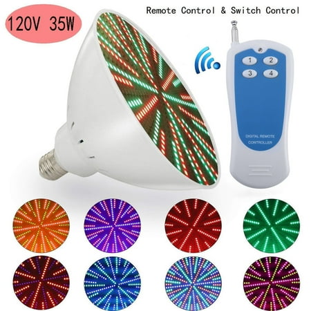 35w Par56 E27 Rgb Color Changing Led Inground Pool Light With Remote 35w Par56 E27 Rgb Color Changing Led Inground Pool Light With Remote 300 500w Incandescent