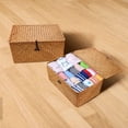 thumbnail image 4 of Handmade Natural Seagrass Basket, Multipurpose Baskets for Storage Solutions in Kitchen, 4 of 7