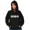 thumbnail image 4 of Genius Periodic Table Science Nerd Unisex Plus Fleece Graphic Hoodie Brisco Brands 2X, 4 of 5