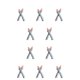 thumbnail image 1 of Guantes sin dedos Bearachild para niña gris claro 10Conjunto, 1 of 6