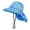 Blue, variant on Boy Girl Toddler Baby Sun Hat with UPF 50+ Outdoor Adjustable Beach Hat - Swim Caps Beach Hats Outdoor Summer